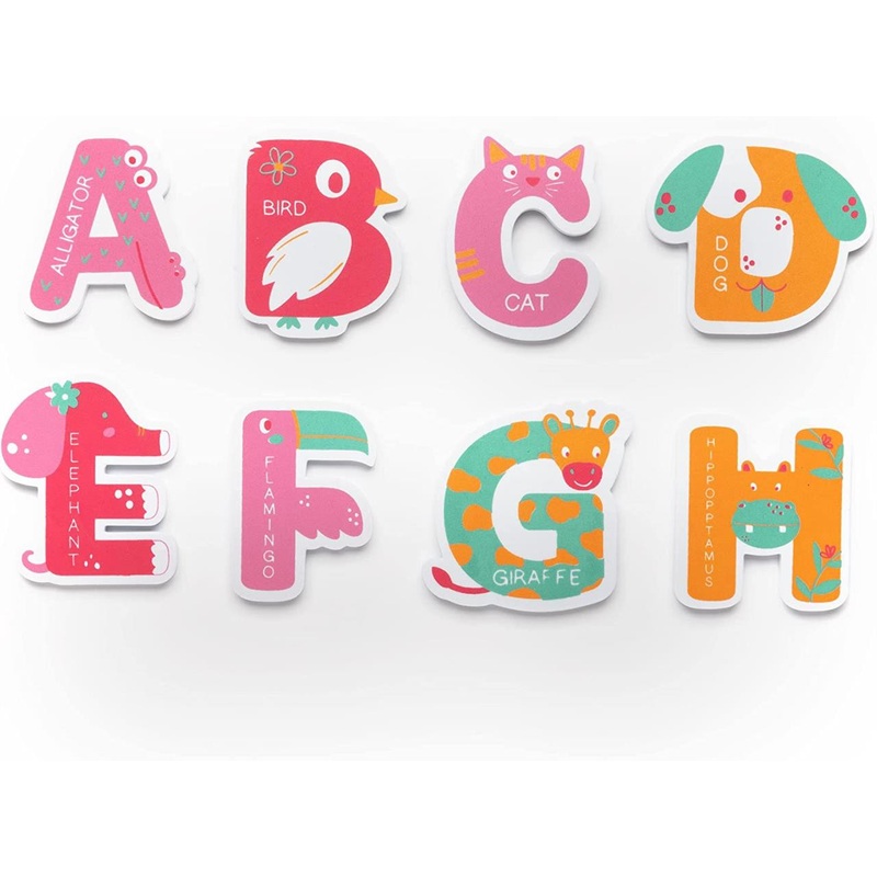 Stephen Joseph ABC Foam Bath Toys Pink Set