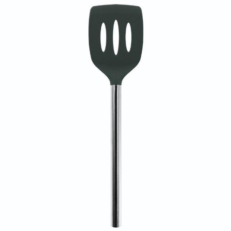 Tovolo Silicone Slotted Turner – Charcoal