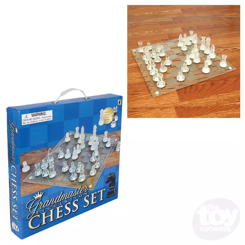 Toy Network Glass Chess Set