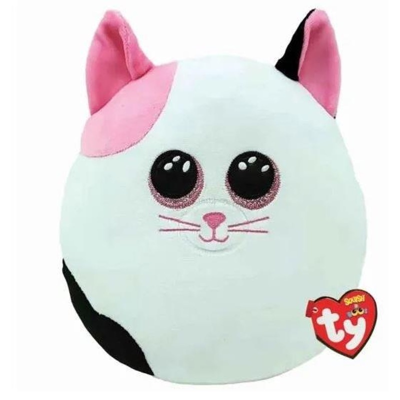 Ty Inc Muffin the Pink and White Cat
