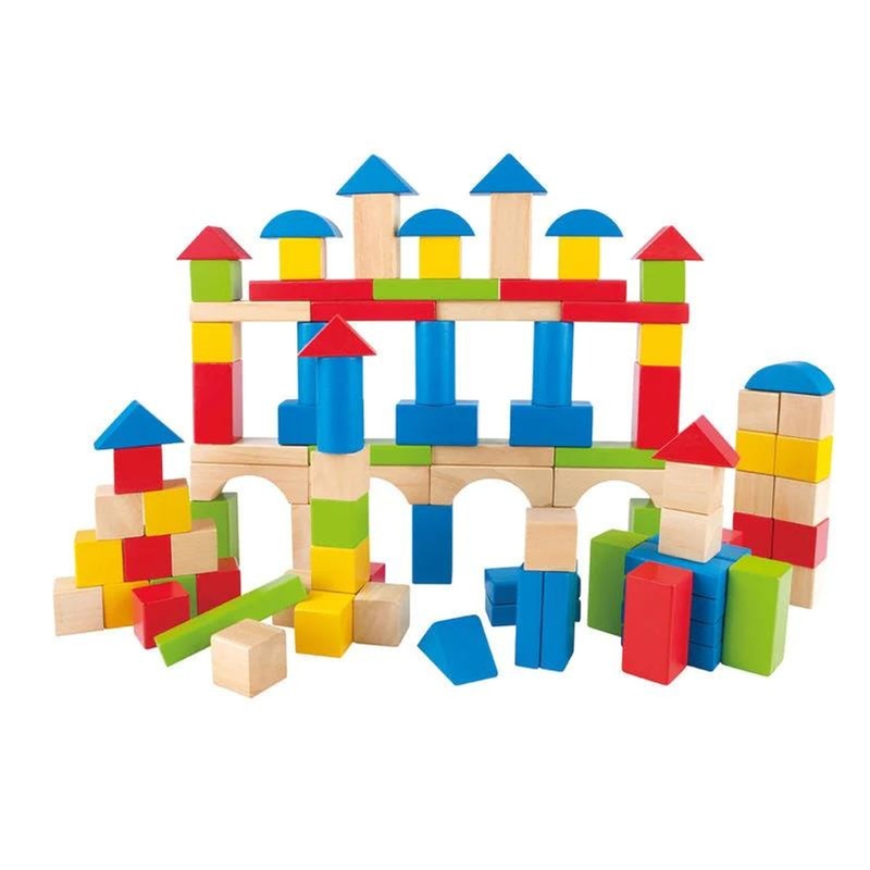 Hape International Build Up & Away Blocks 100pc
