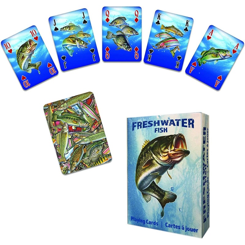 Rivers Edge Products Bass Playing Cards