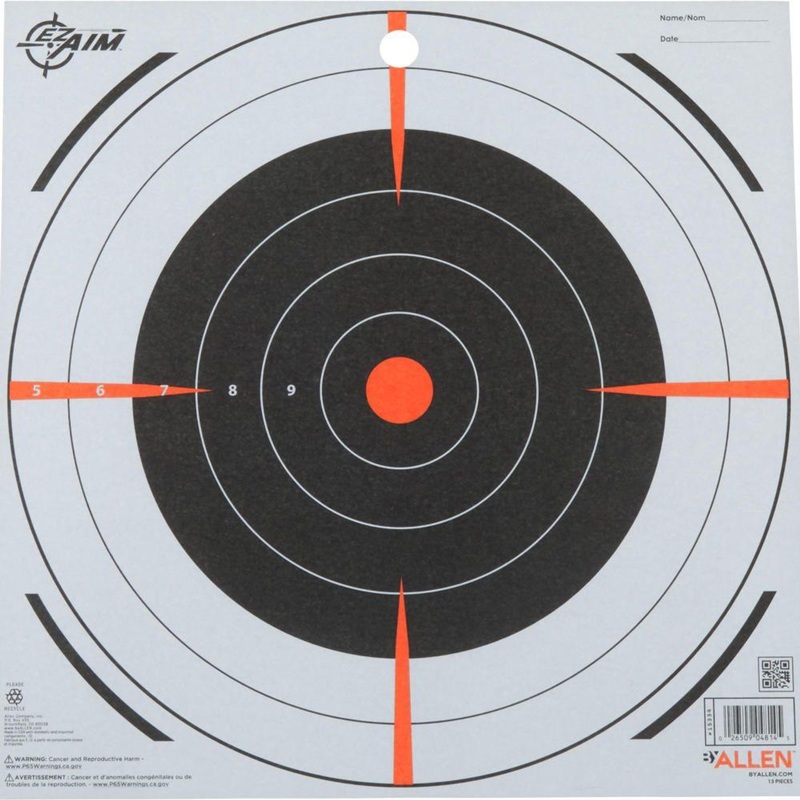 Allen Co, Inc. EZ Aim Paper 12″ Bullseye Target