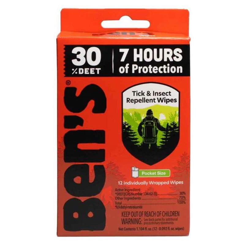 Ben’s 30 Tick & Insect Repellent Wipes