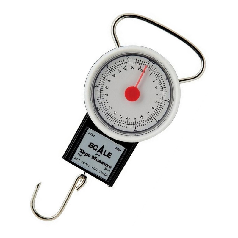 Berkley 50lb Fish Scale W/Tape Measure