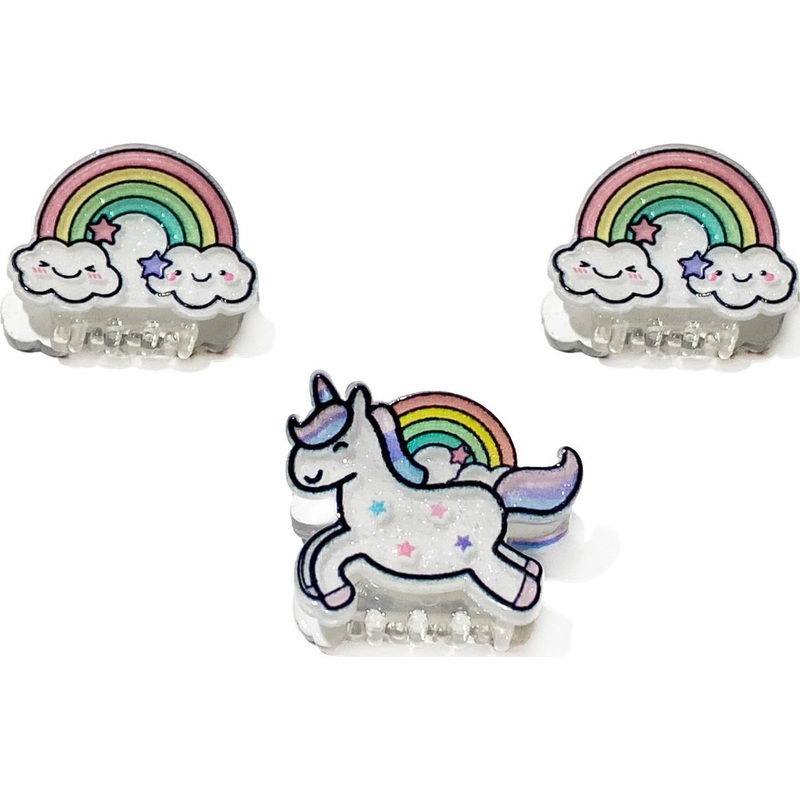 Creative Education Unicorn Rainbow Mini Hairclips