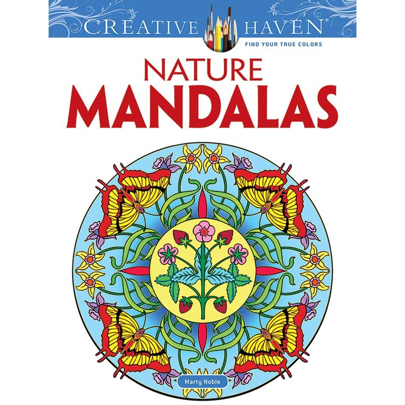 Dover Publications Nature Mandalas Coloring Book