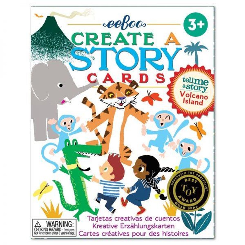 Eeboo Create a Story Volcano Island
