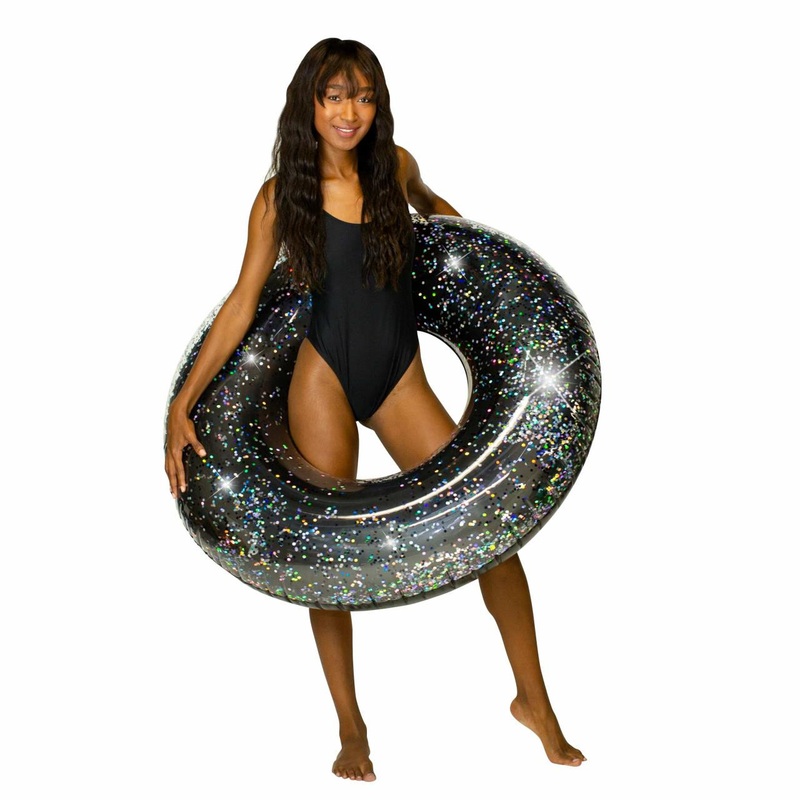 B&d Group Jumbo Black Glitter Pool Tube