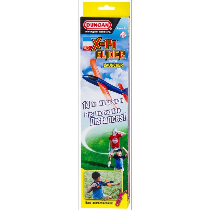 Duncan X-14 Glider With Hand Launcher Activity Toy