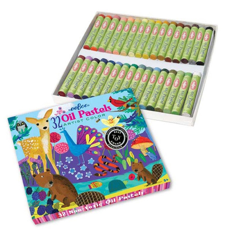 Eeboo Life On Earth Oil Pastel Pack