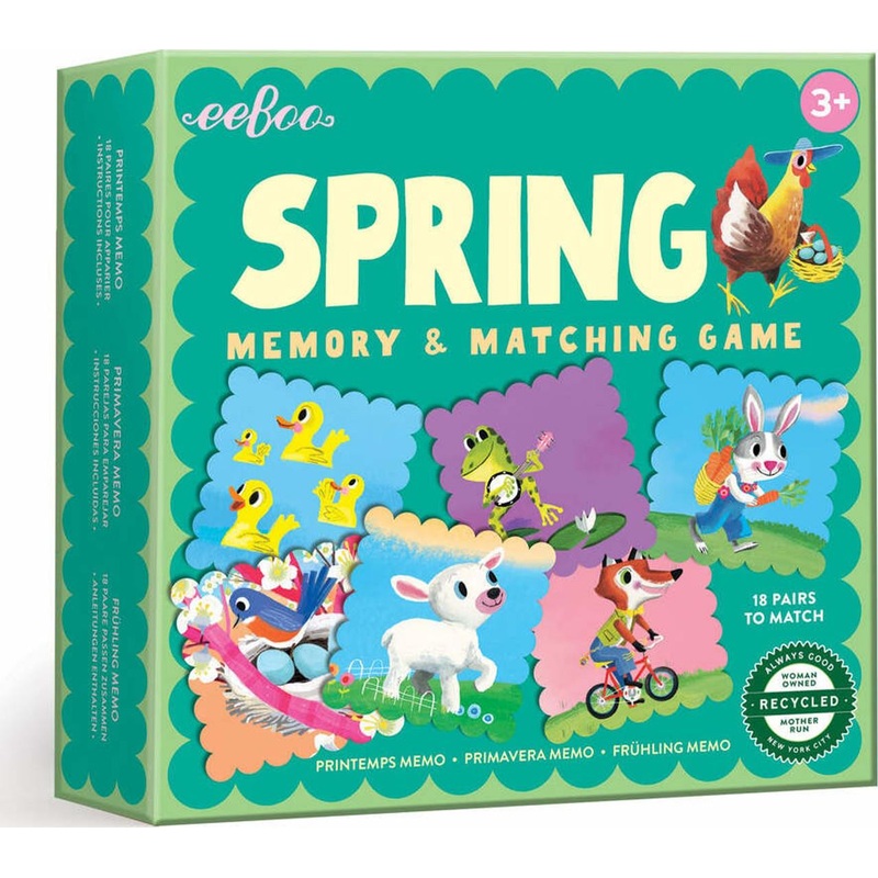 Eeboo Spring Little Memory And Matching Game