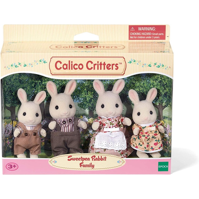 Epoch Everlasting Sweetpea Rabbit Family