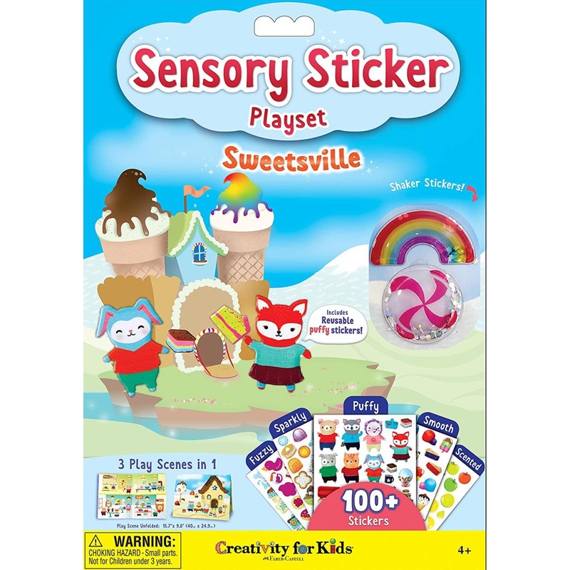 Faber Castell Creativity for Kids Sensory Sticker Playset Sweetsville
