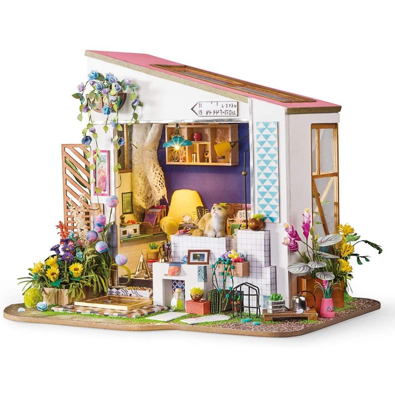 Hand Craft Us DIY Miniature Dollhouse Kit | Lily’s Porch