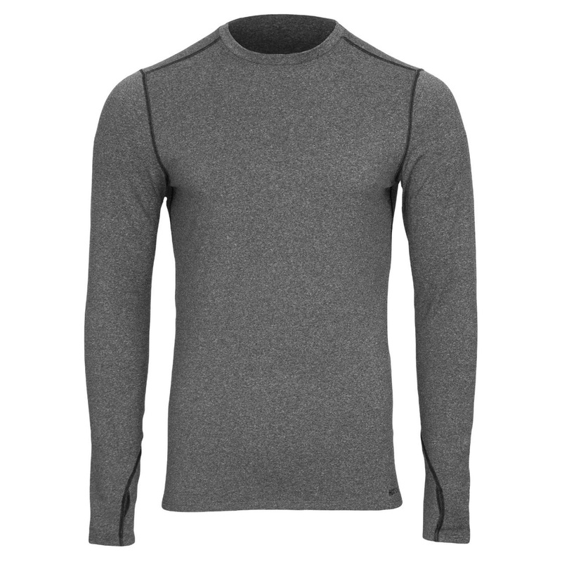 Hot Chillys Men’s Micro-Elite Chamois Crewneck – Granite