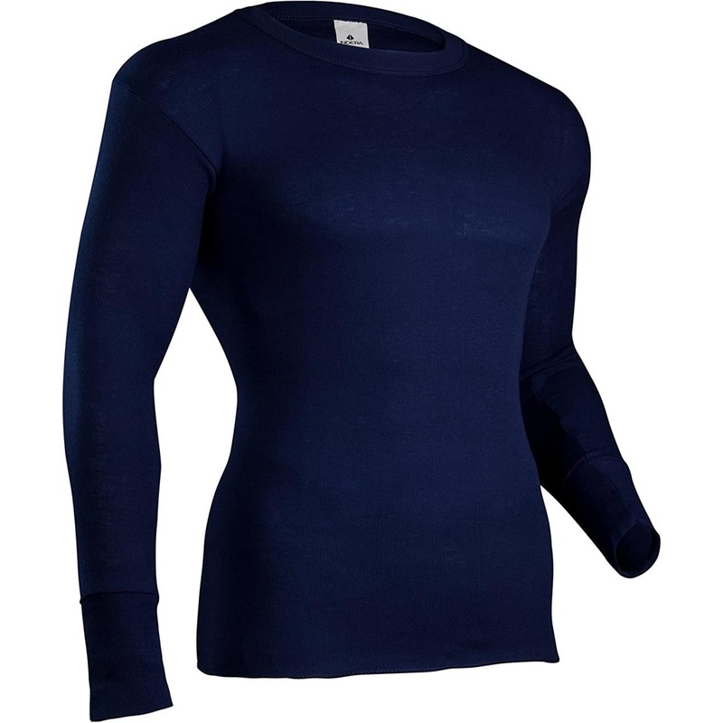 Indera Mills Company Men’s Polypropylene Performance Rib Knit Crew