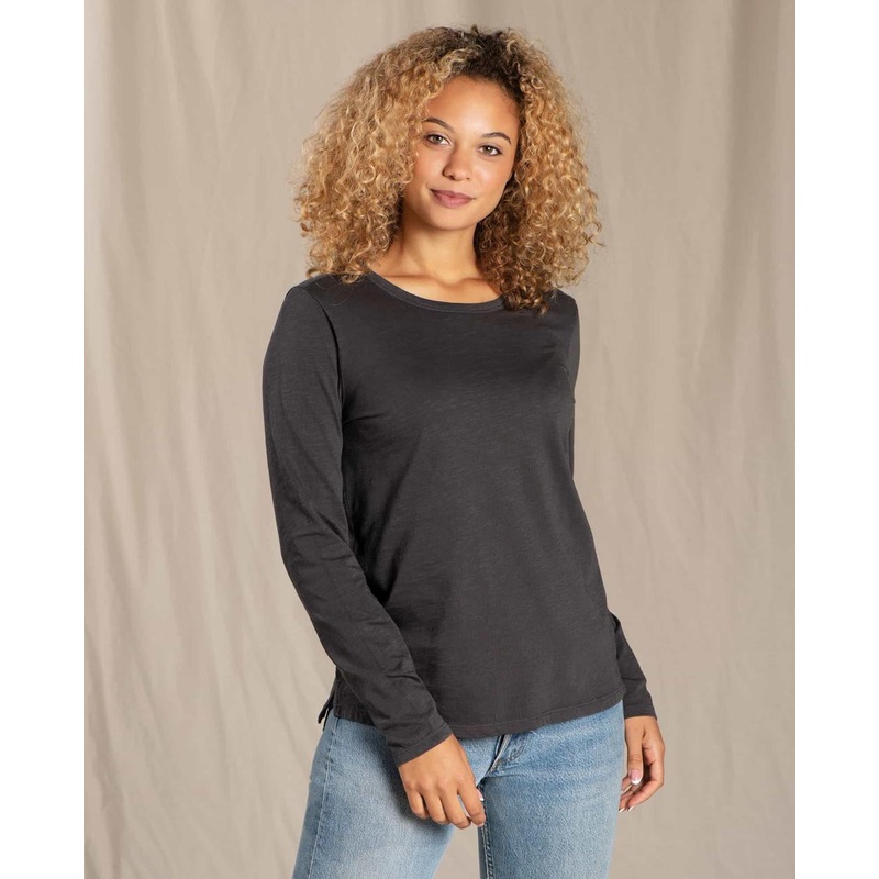 Toad & Co. Women’s Primo Long Sleeve Crew – Soot