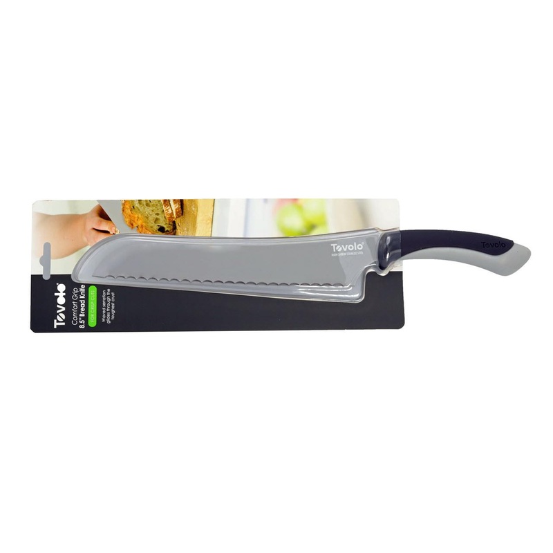 Tovolo Comfort Grip 8.5-Inch Serrated Bread Knife