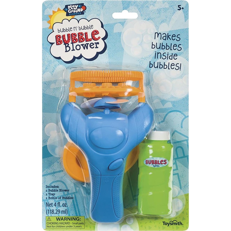Toysmith Playground Classics Bubble N Bubble Blower