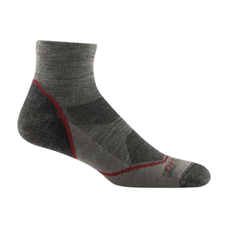 Darn Tough Vermont Men’s Light Hiker Quarter Lightweight Sock – Taupe