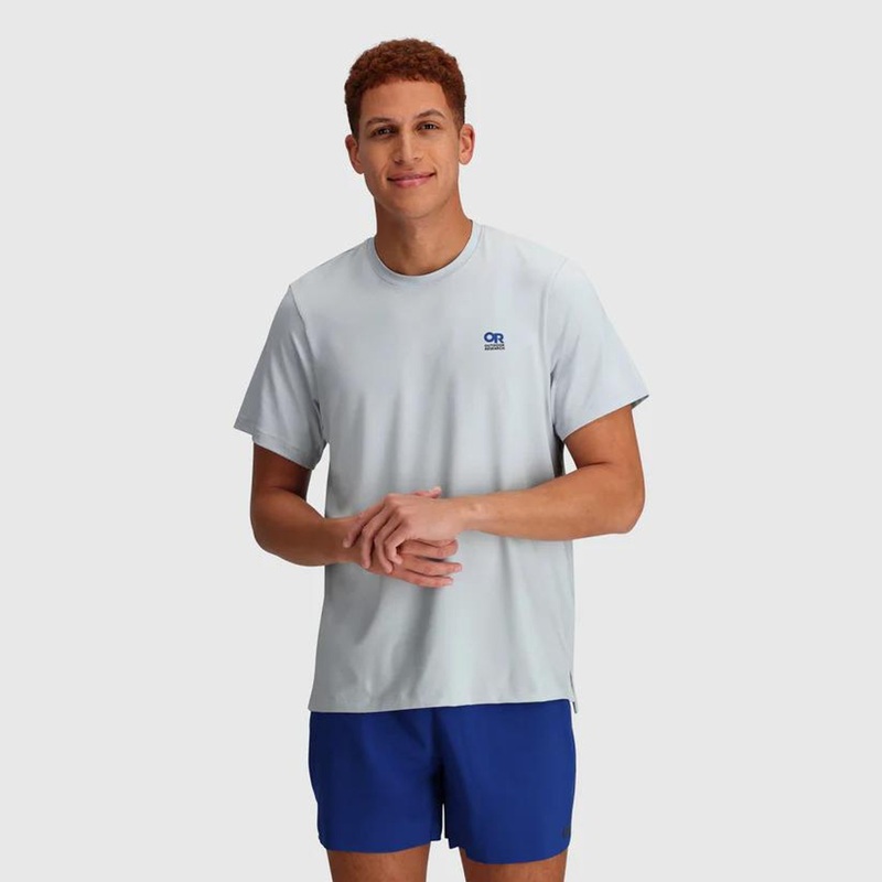 Outdoor Research Men’s Activeice Sun T Shirt – Titanium