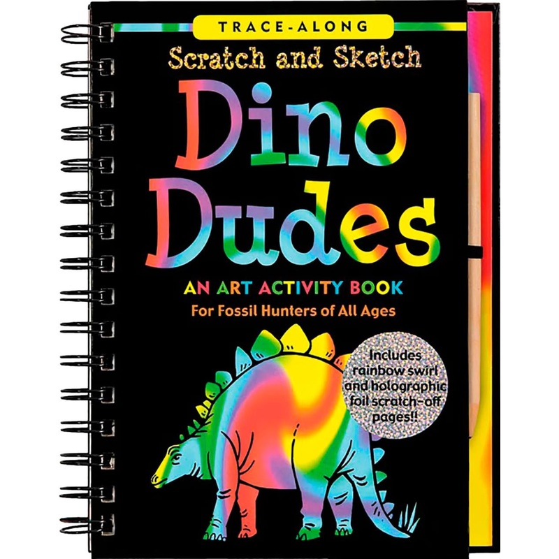 Peter Pauper Dino Dudes Scratch & Sketch
