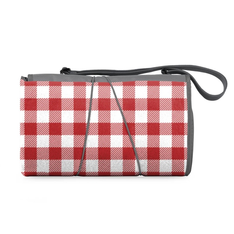 Picnictime Blanket Tote Outdoor Picnic Blanket – Red & White Gingham