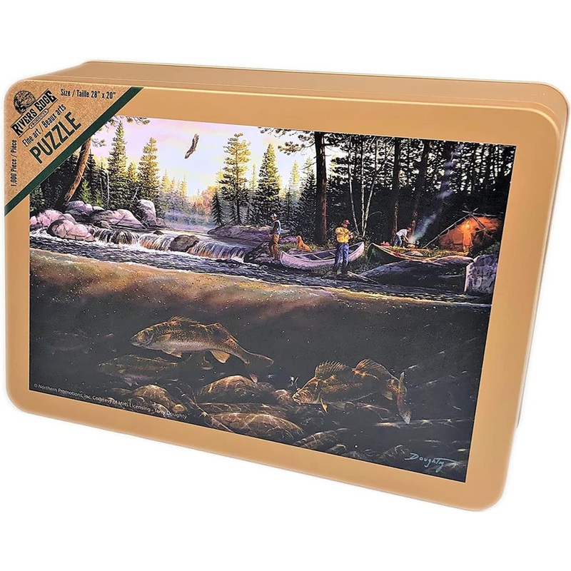 Rivers Edge Products Fishing In The Fall Puzzle