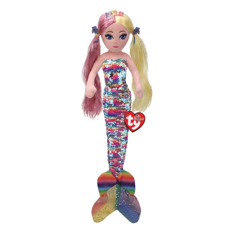 Ty Inc Anastasia Sequin Rainbow Mermaid Medium