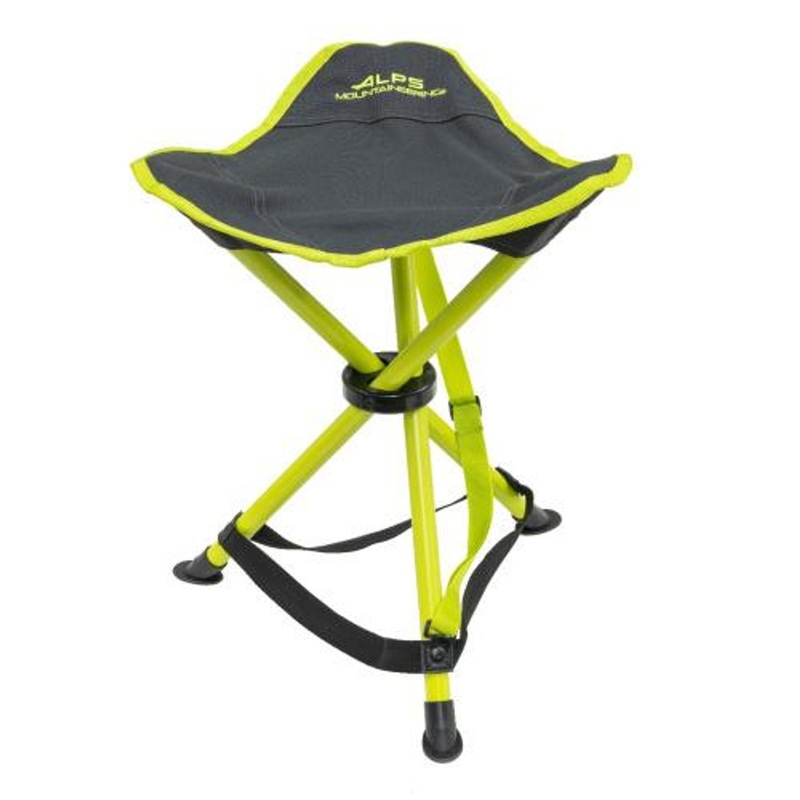 Alps Mountaineering Tri-Leg Stool – Charcoal/Citrus