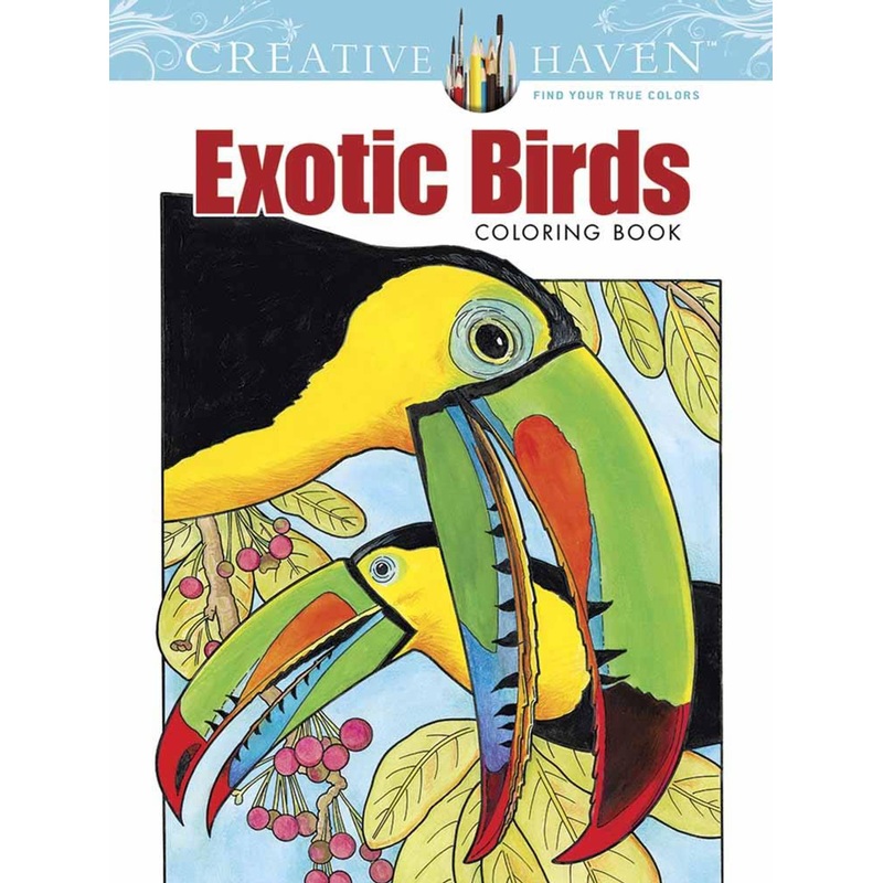 Dover Publications Exotic Birds Coloring Book