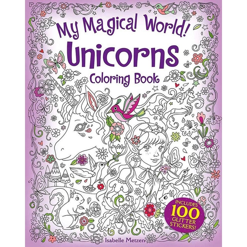Dover Publications My Magicla World Unicorns Coloring Book