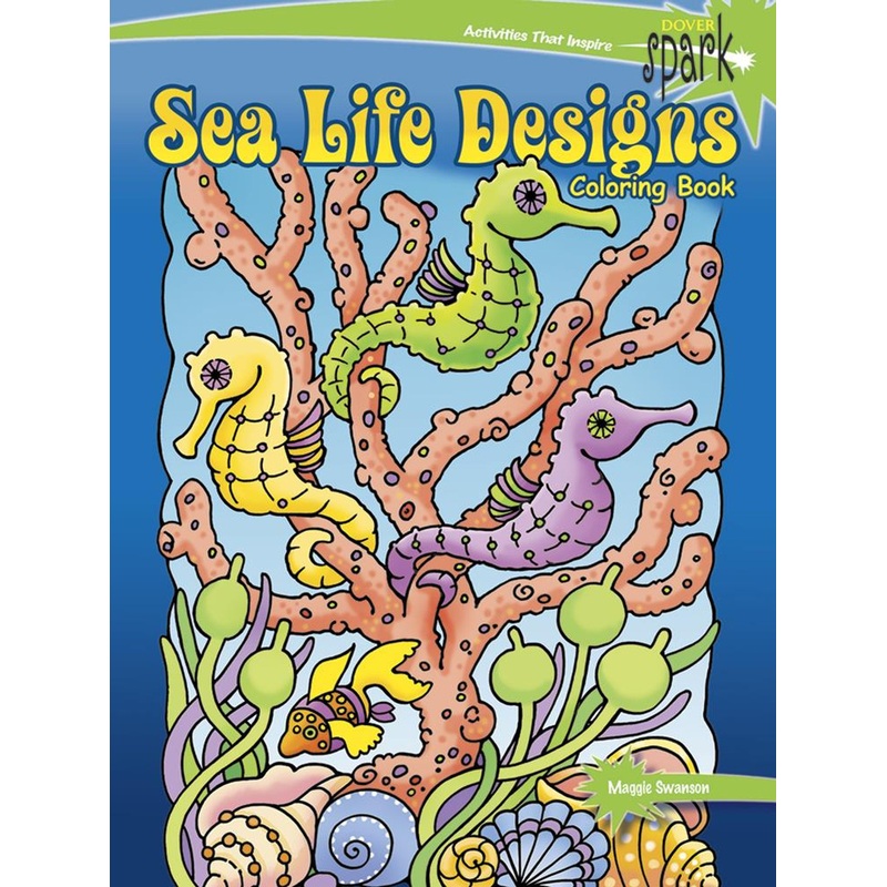 Dover Publications Sea Life Designs Coloring Book