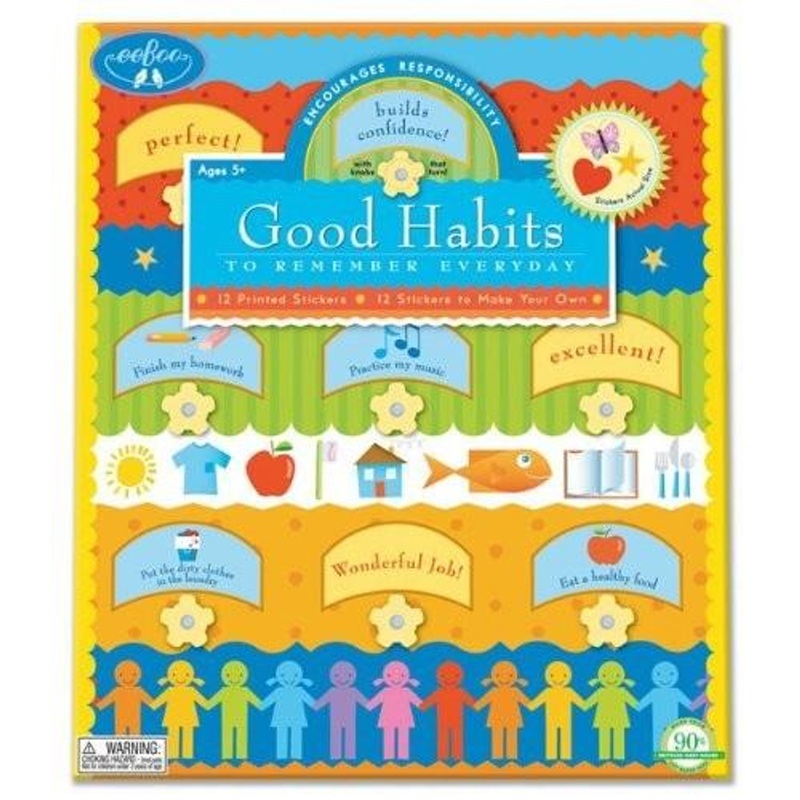 Eeboo Good Habits To Remember Everyday Chart