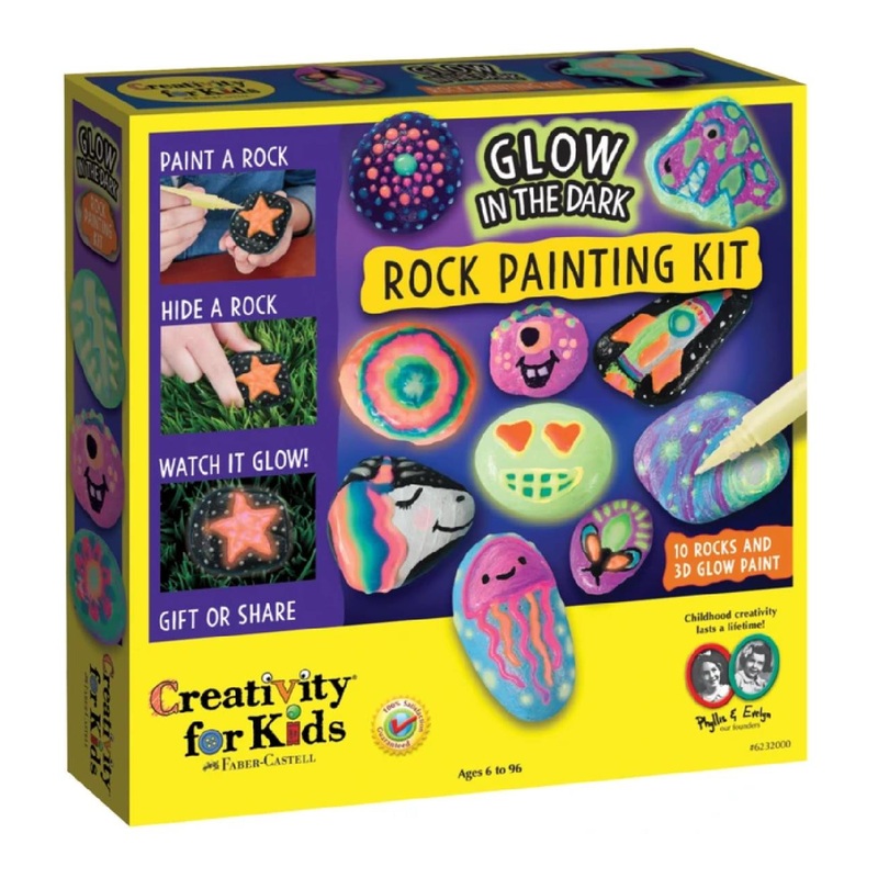 Faber Castell Glow In The Dark Rock Painting