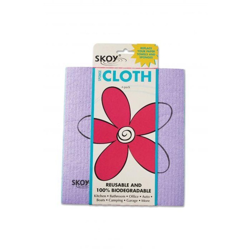 Harold Import Comp Skoy Cotton Cleaning Cloth, Set of 4