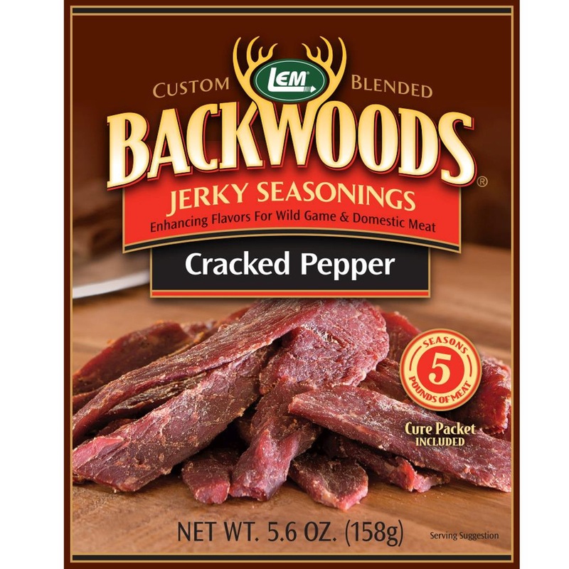 Lem Backwoods Cracked Pepper Jerky Seasoning – 5 lbs