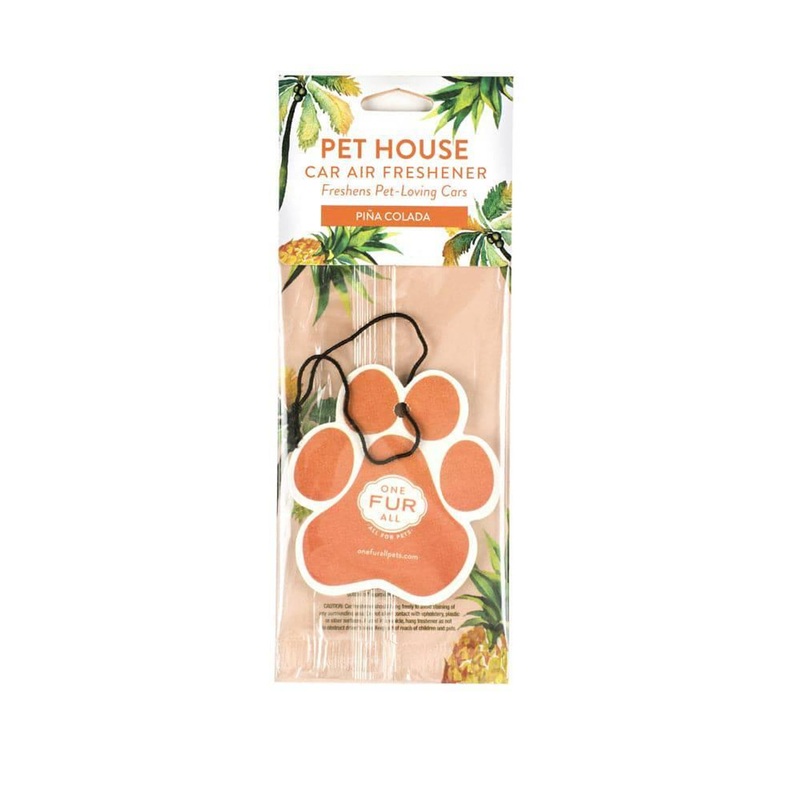 One Fur All By Pet House Pina Colada Car Air Freshener