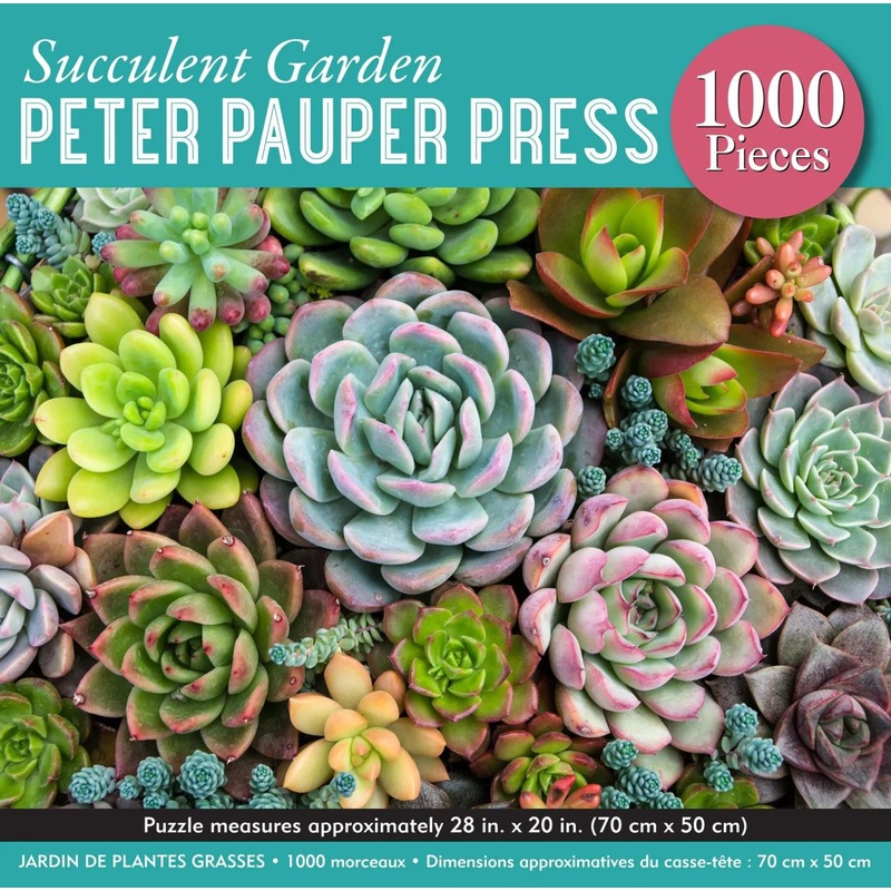 Peter Pauper Succulent Garden 1000pc Puzzle