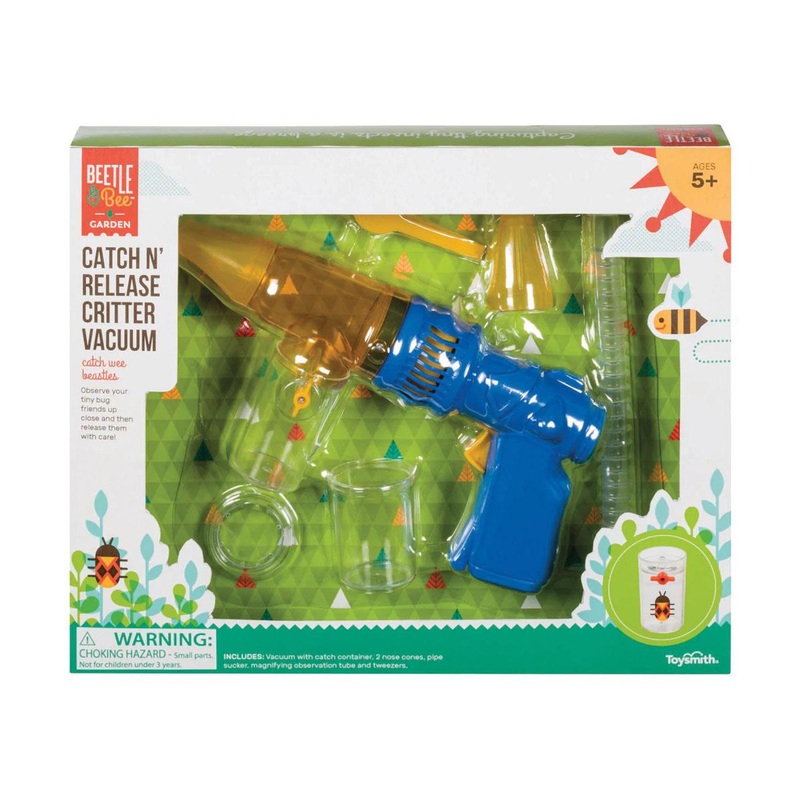 Toysmith Beetle & Bee Bug Vacuum Set