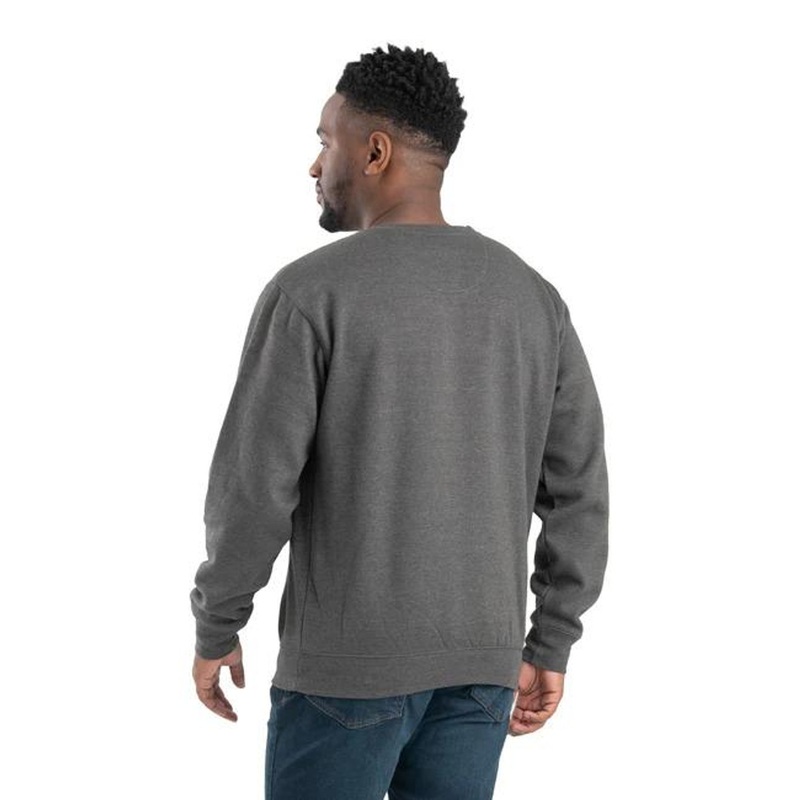 Berne Apparel Heritage Crewneck Sweatshirt -Graphite