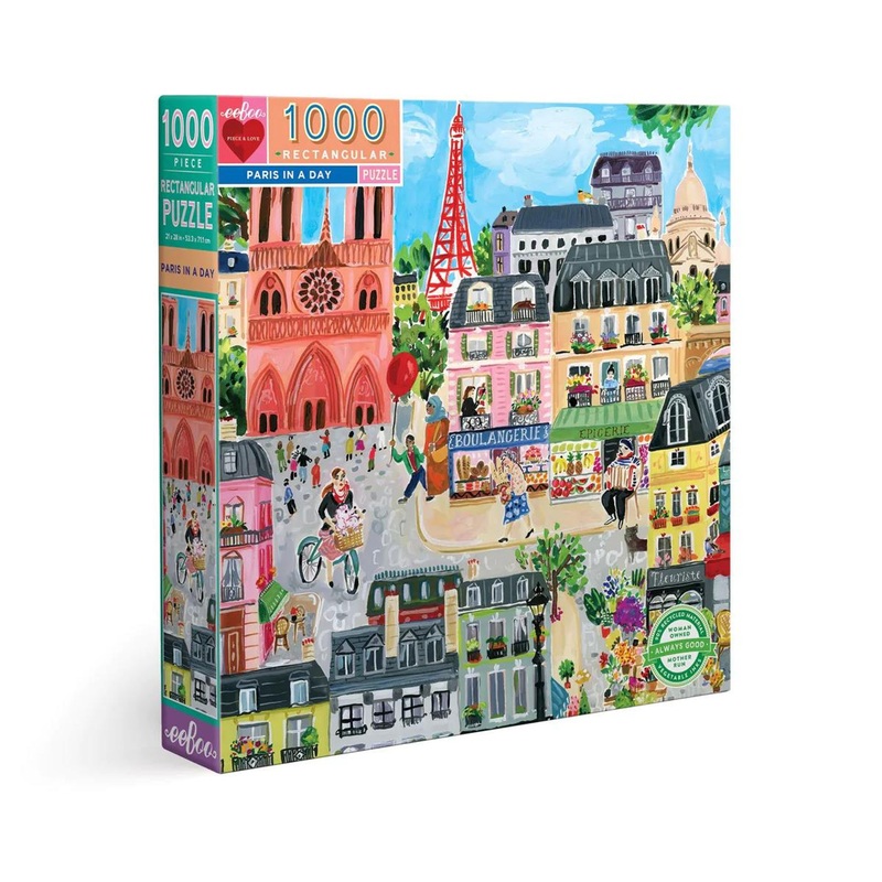 Eeboo Paris In A Day 1000pc Puzzle