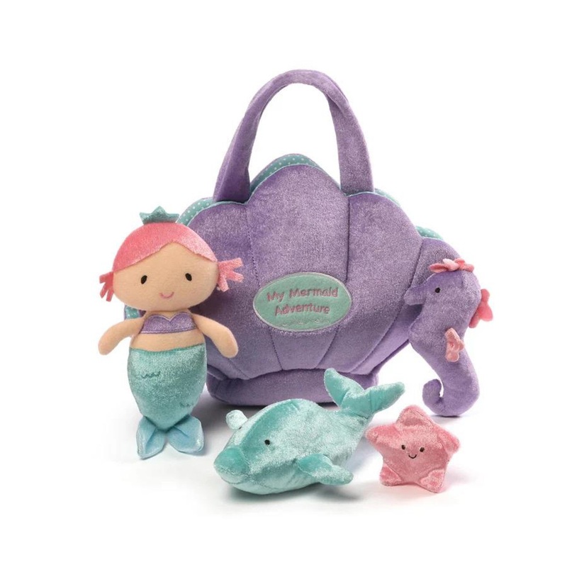 Gund Mermaid Adventure Playset, 8 IN