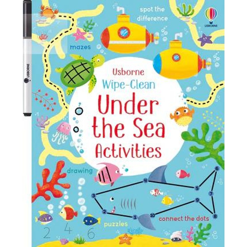 Harper Collins Wipe-Clean Under the Sea Activities