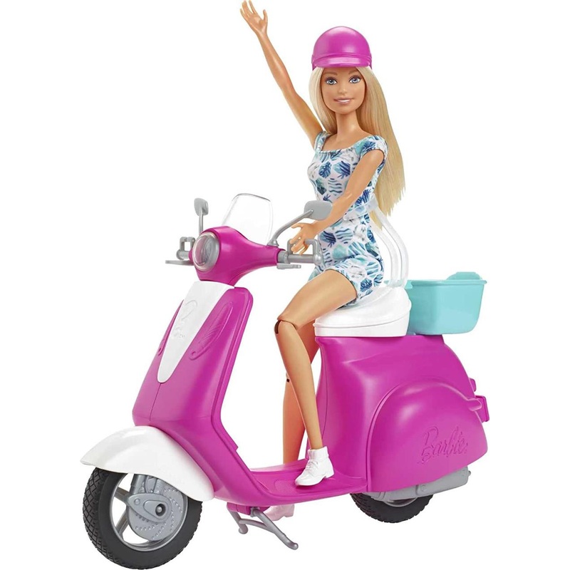 Mattel Inc Barbie Doll And Scooter