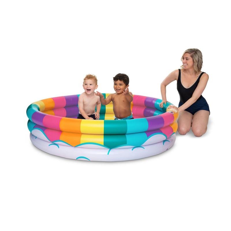 Bigmouth Inc Rainbow Kiddie Pool