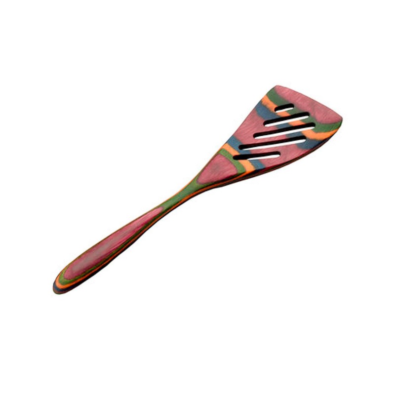 Island Bamboo Rainbow Pakka 8″ Mini Spatula