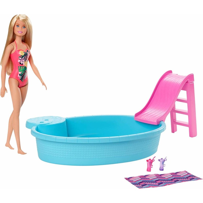 Mattel Inc Barbie Pool & Doll Playset