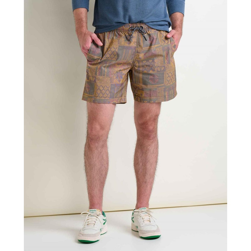 Toad & Co. Boundless Pull-On  Short – Kelp Patchwork